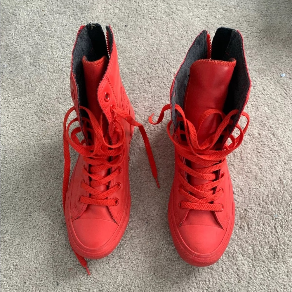 Converse Chuck Taylor All Star Red Rainboots